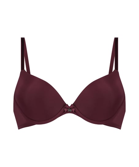 Soutien-gorge à armatures préformé Plunge, Rouge