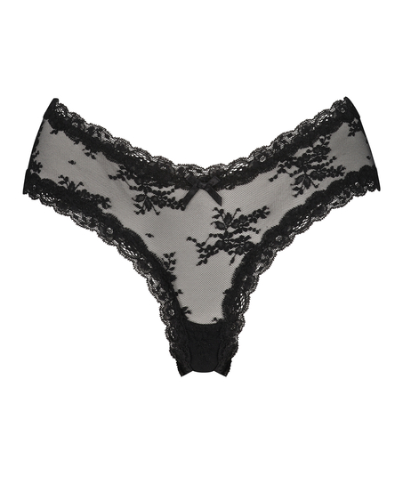 Brazilian V-shape mesh, Schwarz