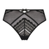 Slip br&eacute;silien taille haute Mahina, Noir