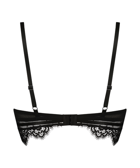 Soutien-gorge &agrave; armatures pr&eacute;form&eacute; longline Marilee, Noir