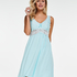 Slipdress Modal Lace mit Spitze, Blau
