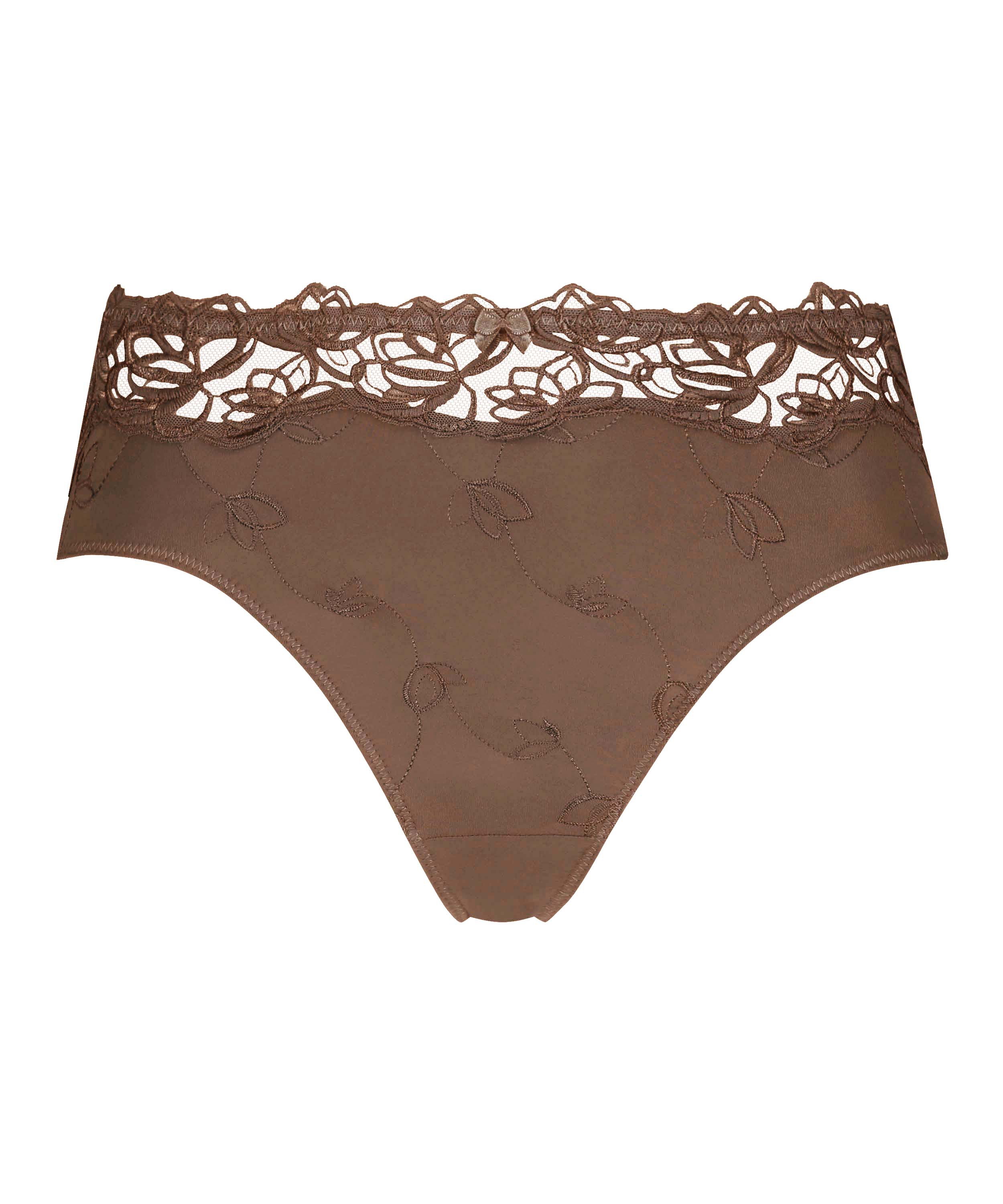 Slip brésilien Diva, marron, main