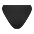 Bikinihose Nero Rib, Schwarz