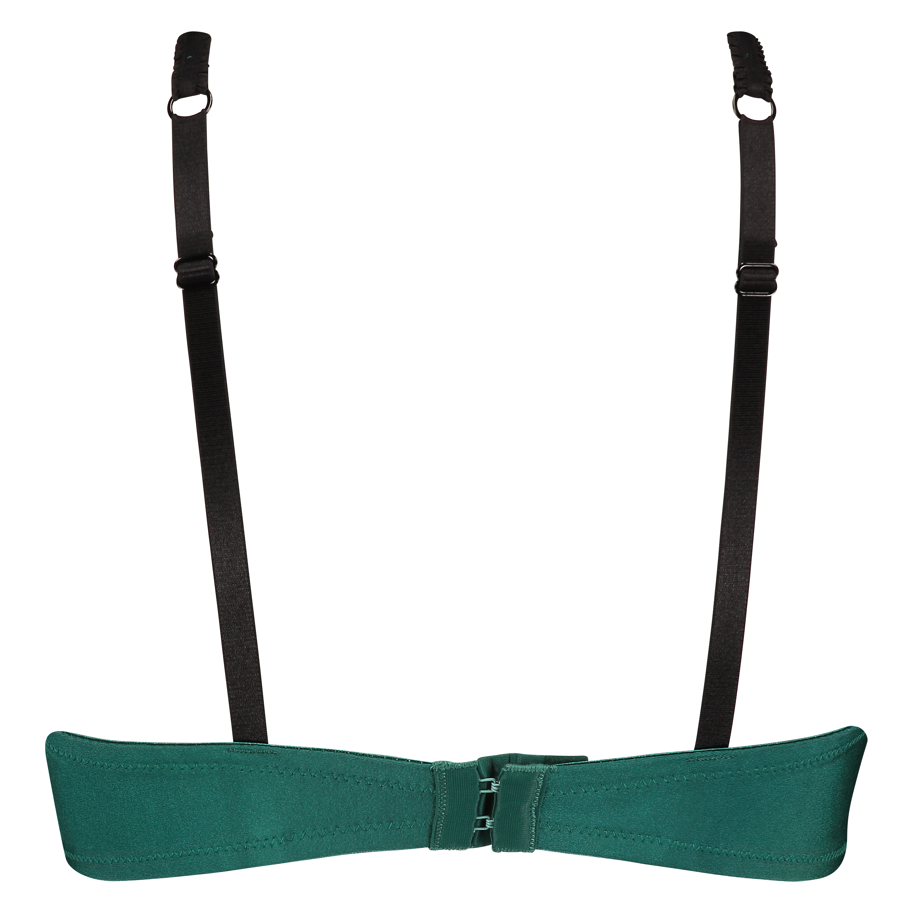 Non-padded underwired bra Loulou, Vert, main