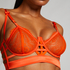 Soutien-gorge à armatures non-préformé longline Mitzy, Orange
