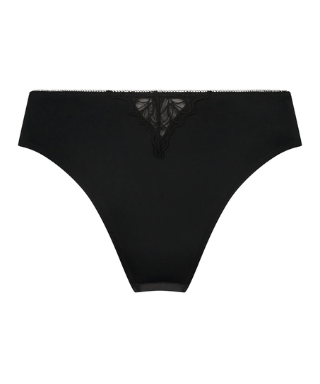 Slip brésilien Diva, Noir