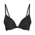 Soutien-gorge &agrave; armatures pr&eacute;form&eacute; push-up Angie, Noir