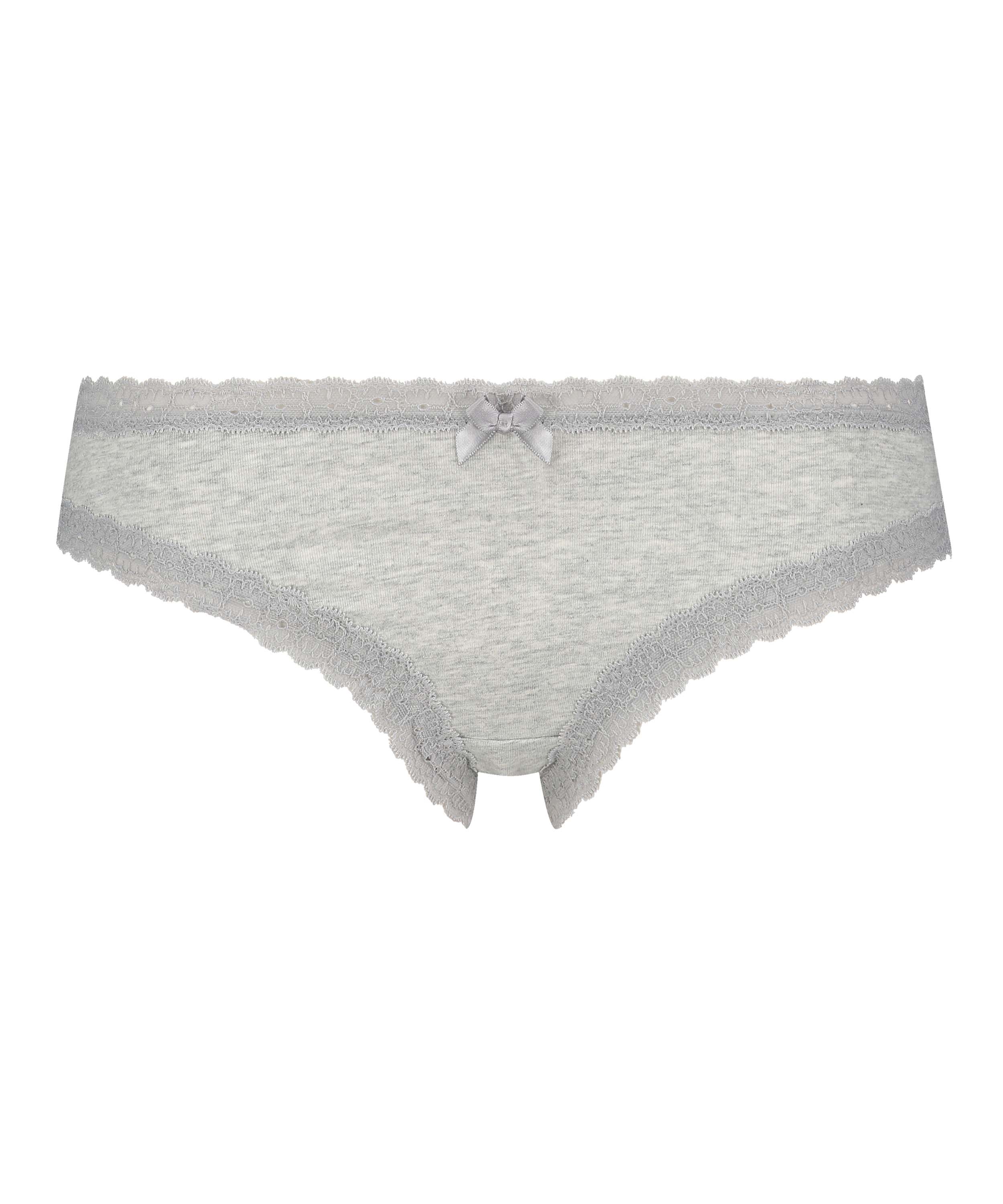 Slip brésilien coton, Gris, main