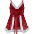 Wired Slipkleid Sexy Santa, Rot