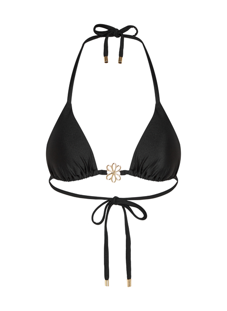 Triangel-Bikinioberteil Yucatan, Schwarz