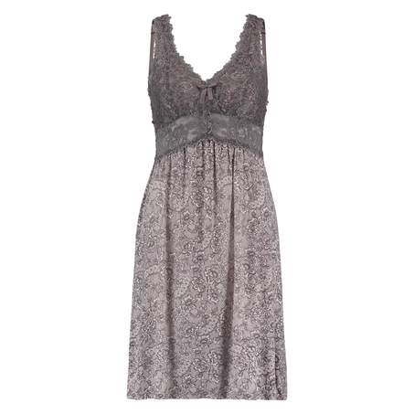 Slipdress Modal Lace mit Spitze, Rose