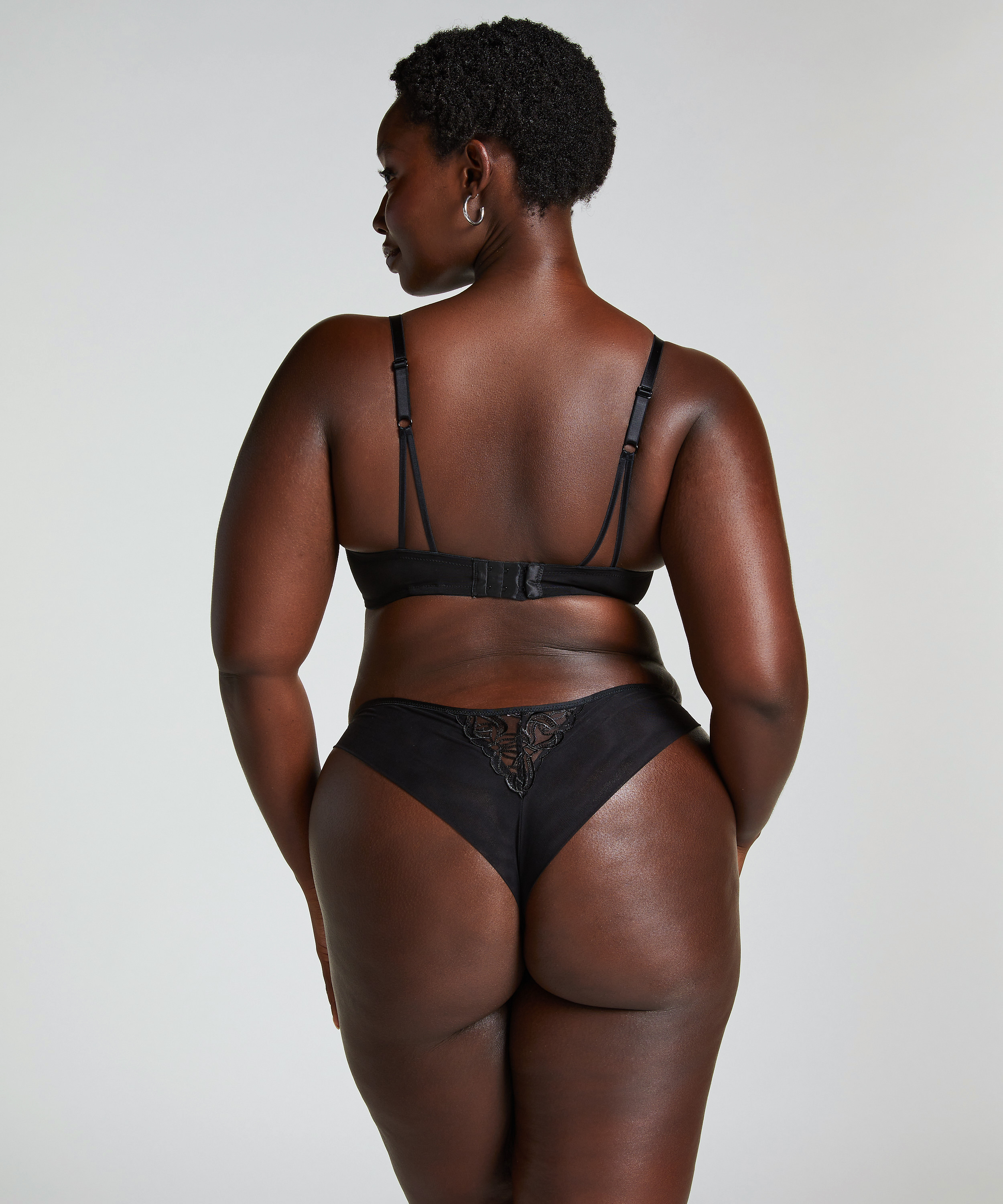 Slip brésilien Beau, Noir, main