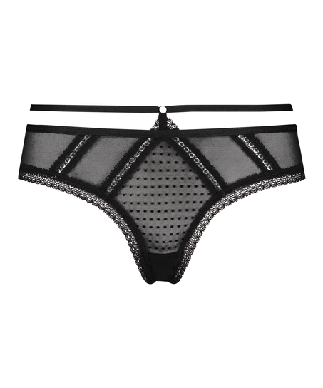 Slip brésilien Yara, Noir