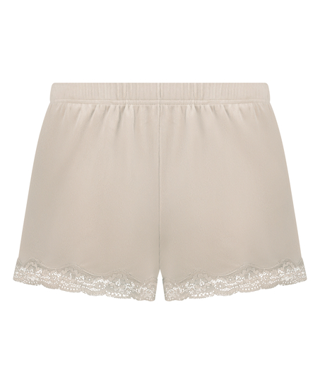 Samit-Spitzen-Short, Beige