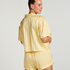 Short de pyjama Satin, Jaune