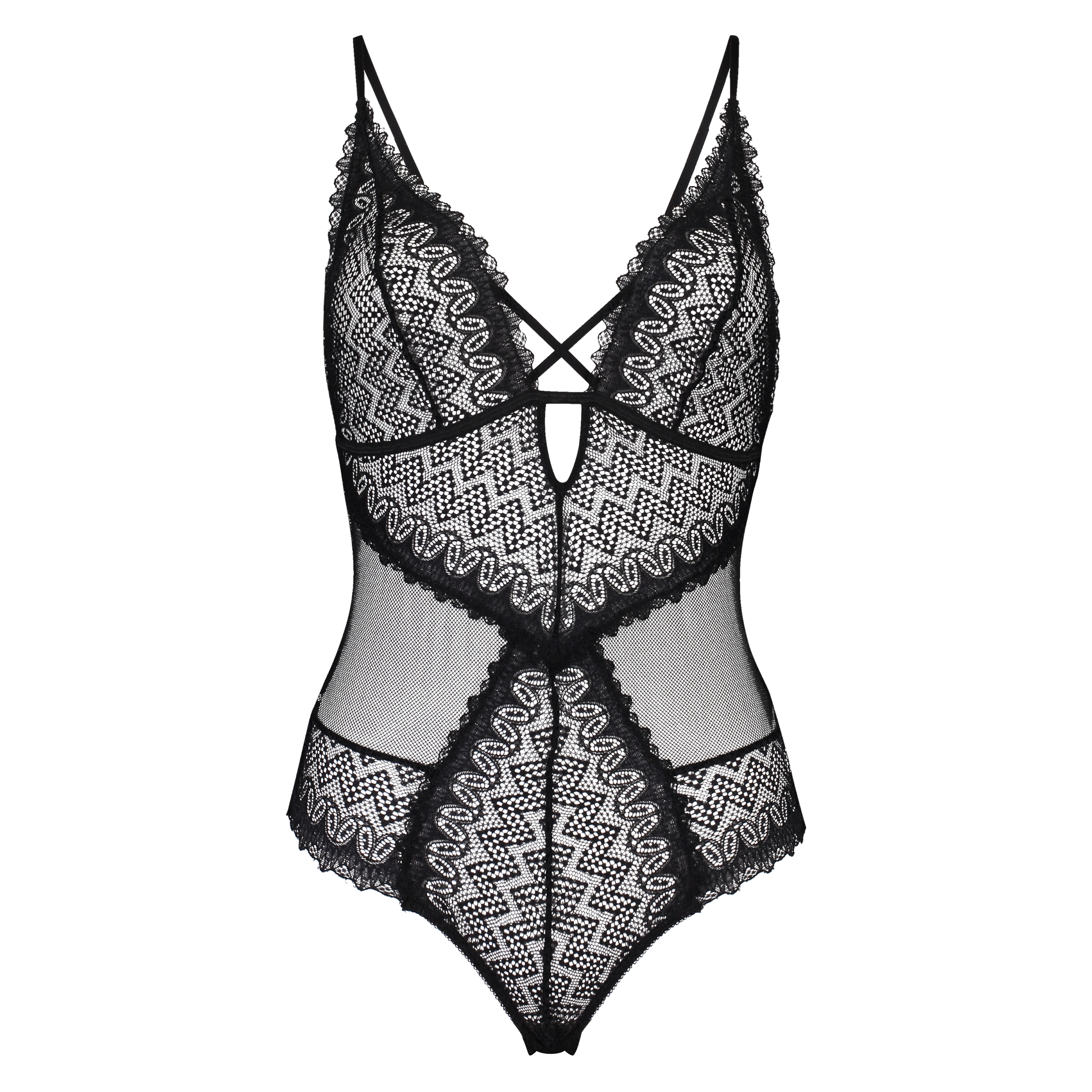 Body Geo Lace, Schwarz, main