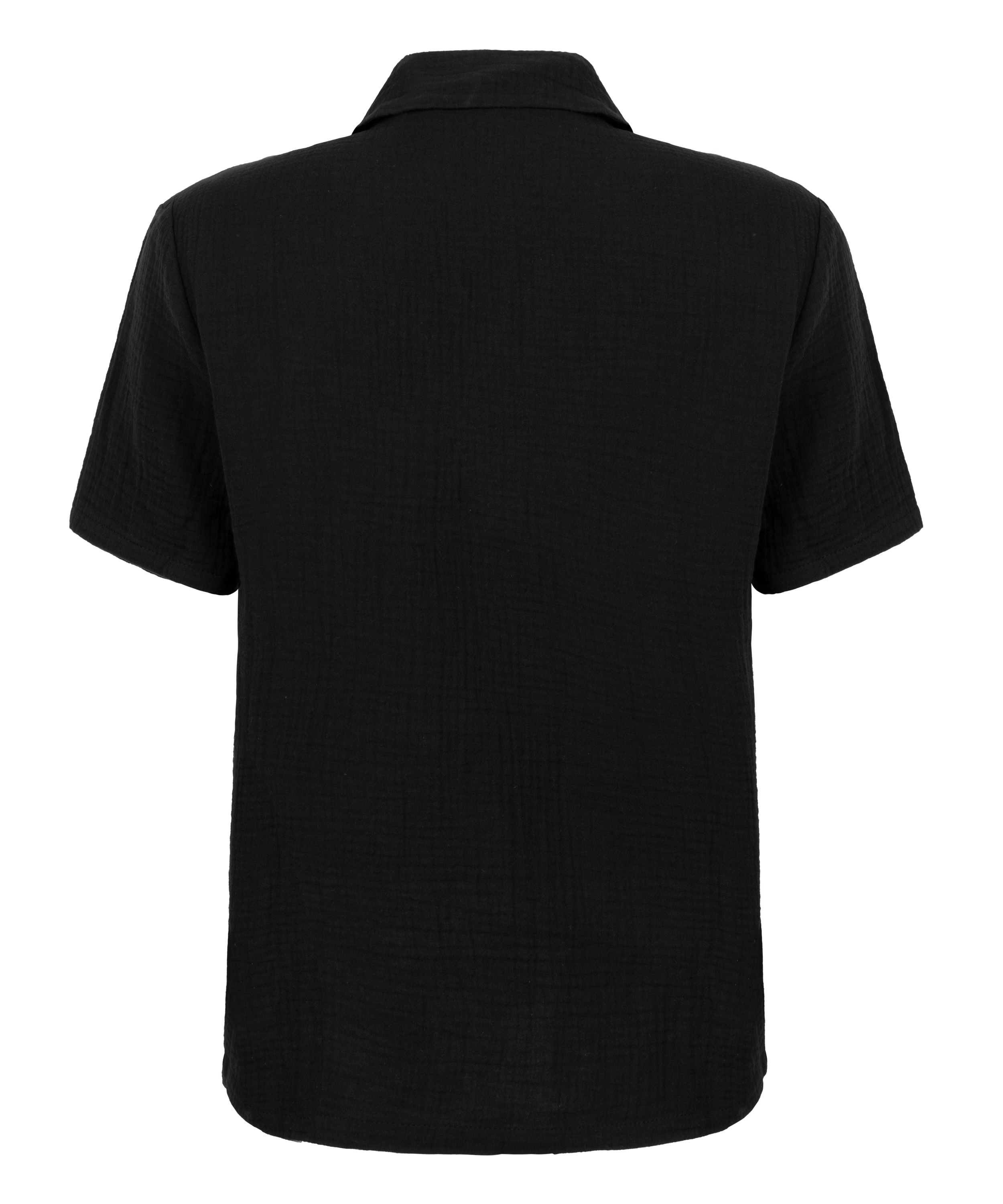 Musselin-Jacke, Schwarz, main