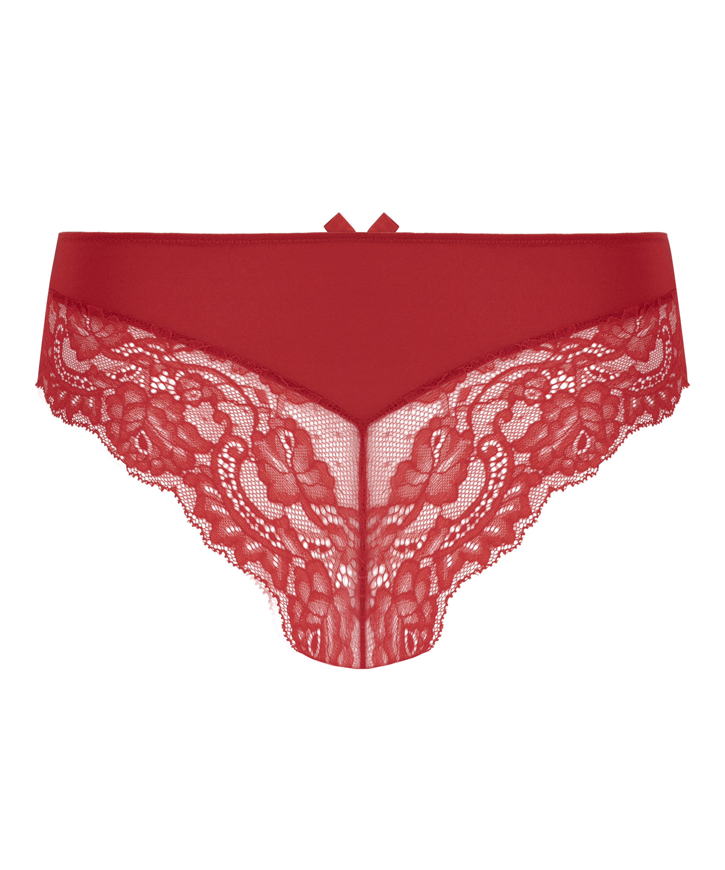 Short brésilien Teddy, Rouge, main