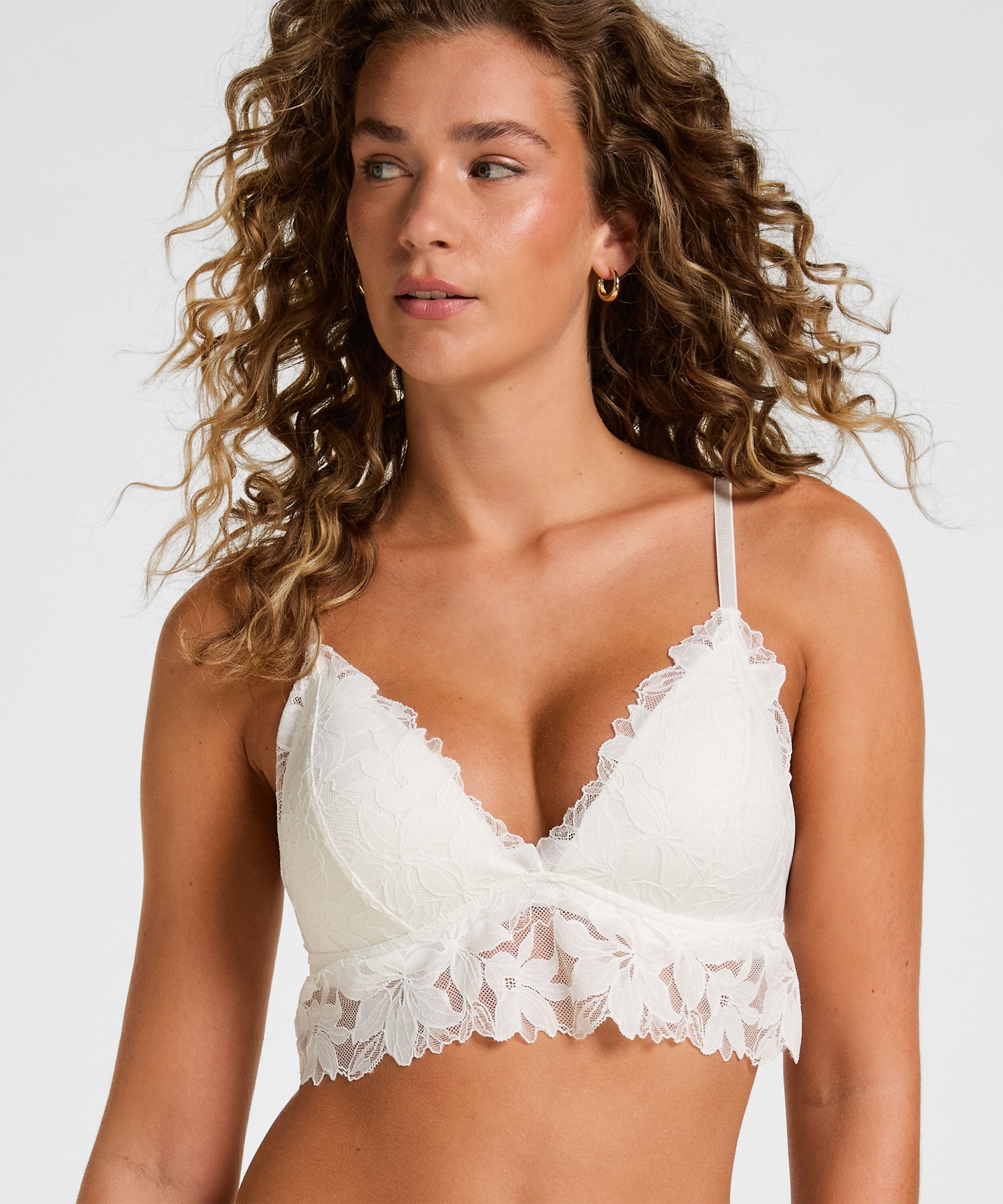 Bralette Ingrid, Weiß