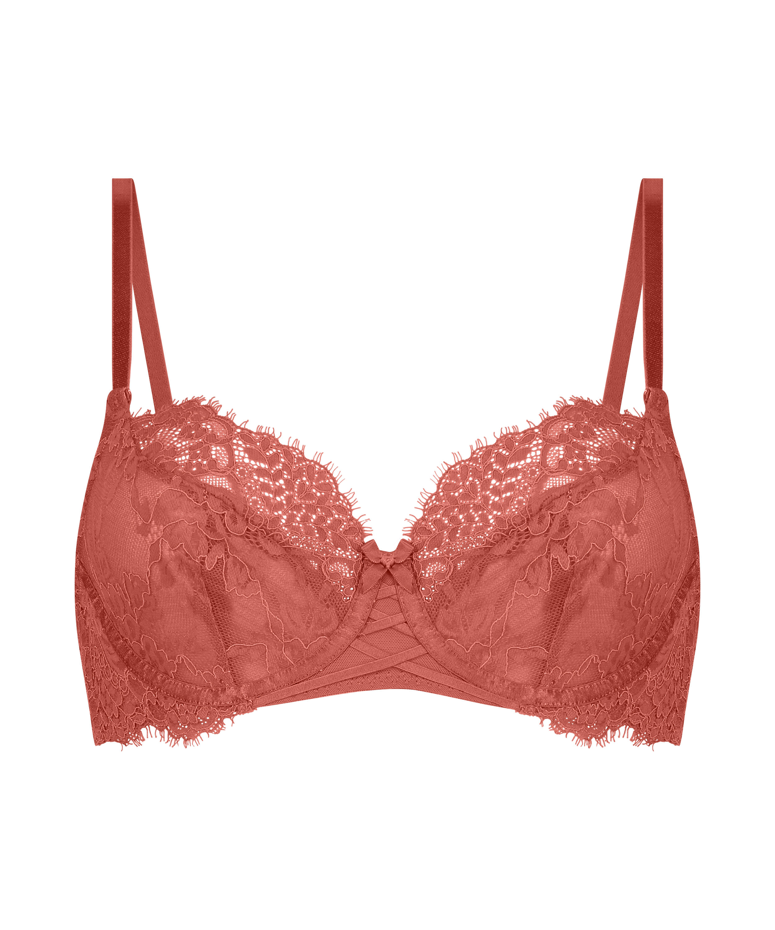 Soutien-gorge &agrave; armatures non-pr&eacute;form&eacute; Arabella, Rouge