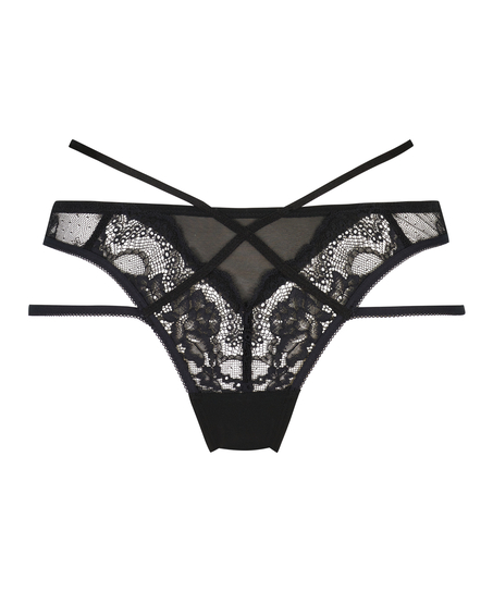 Slip brésilien Amala, Noir