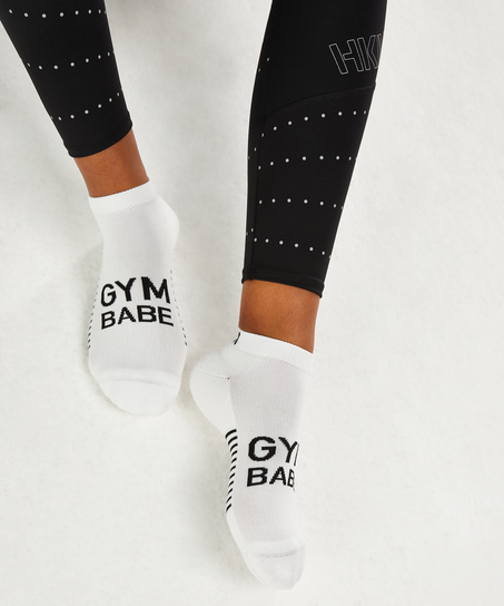 HKMX 2 Paar Performance Socken, Weiß