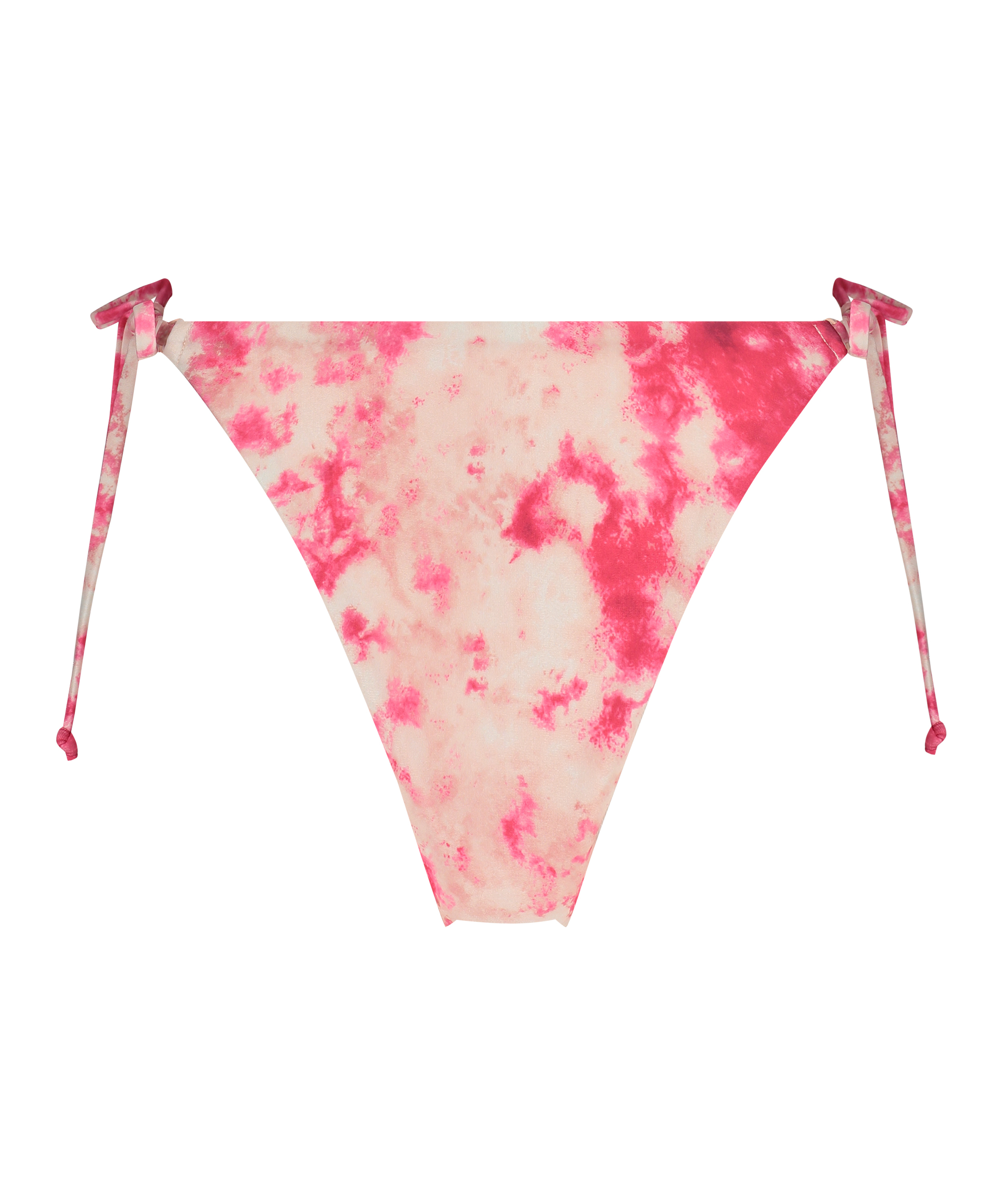 Bas de bikini jambes hautes Tie Dye, Rose, main