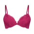 Soutien-gorge &agrave; armatures pr&eacute;form&eacute; push-up Marine, Rose
