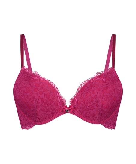 Soutien-gorge &agrave; armatures pr&eacute;form&eacute; push-up Marine, Rose
