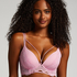 Wattierter Longline-Push-up-Bügel-BH Lidia, Rose