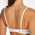 Soutien-gorge rembourr&eacute; &agrave; armatures Leyla, Blanc