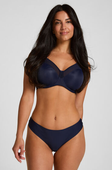 Hunkemöller Slip brésilien Invisible Lace Back Bleu