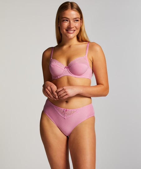 Hochsitzender Slip Sophie, Rose