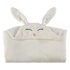 Winter Bunny Snuggle Blanket, Wei&szlig;
