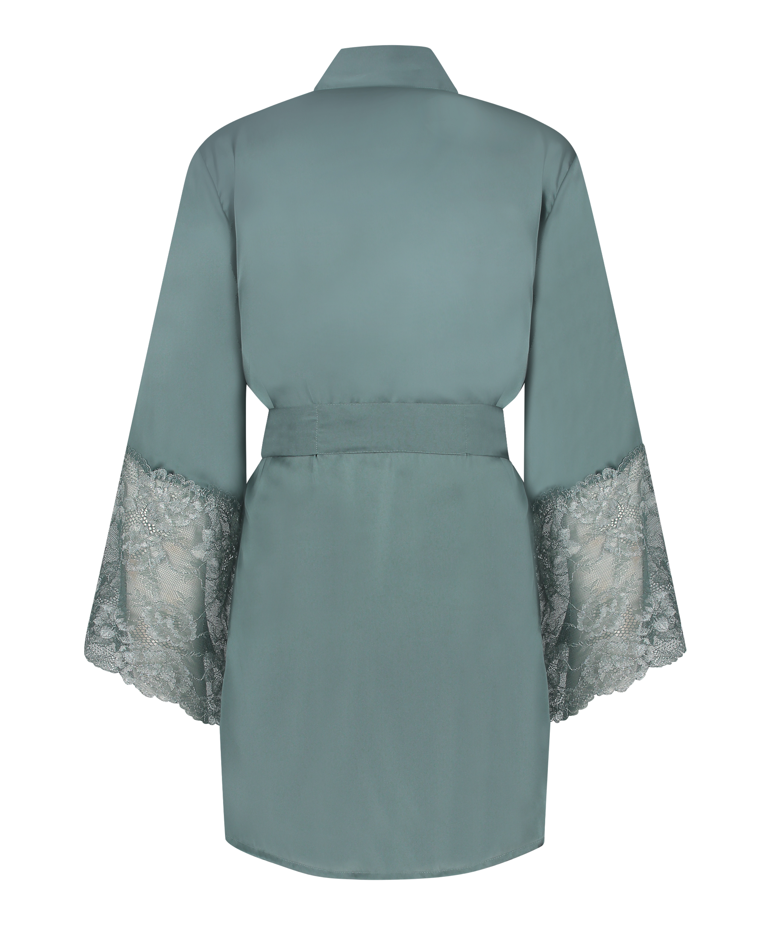 Kimono Satin, Blau, main