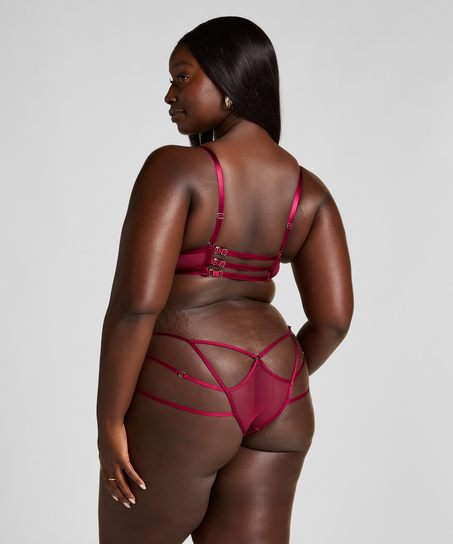 Brazilian Scarlett, mit offenem Schritt, Rot