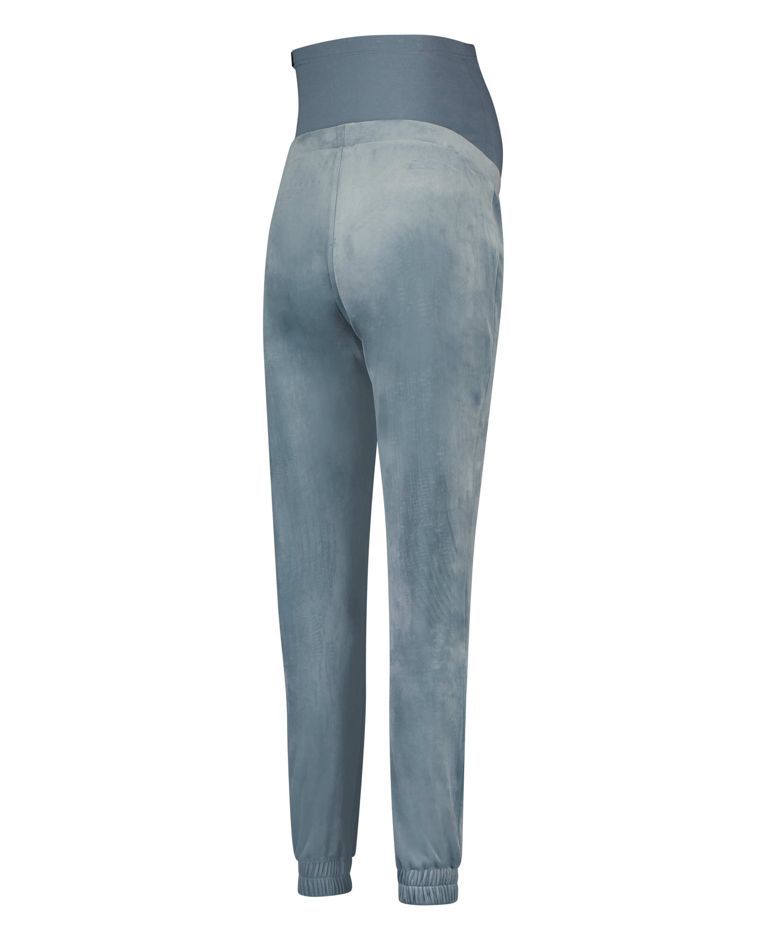 Pantalon de survêtement de maternité en velours, Bleu, main