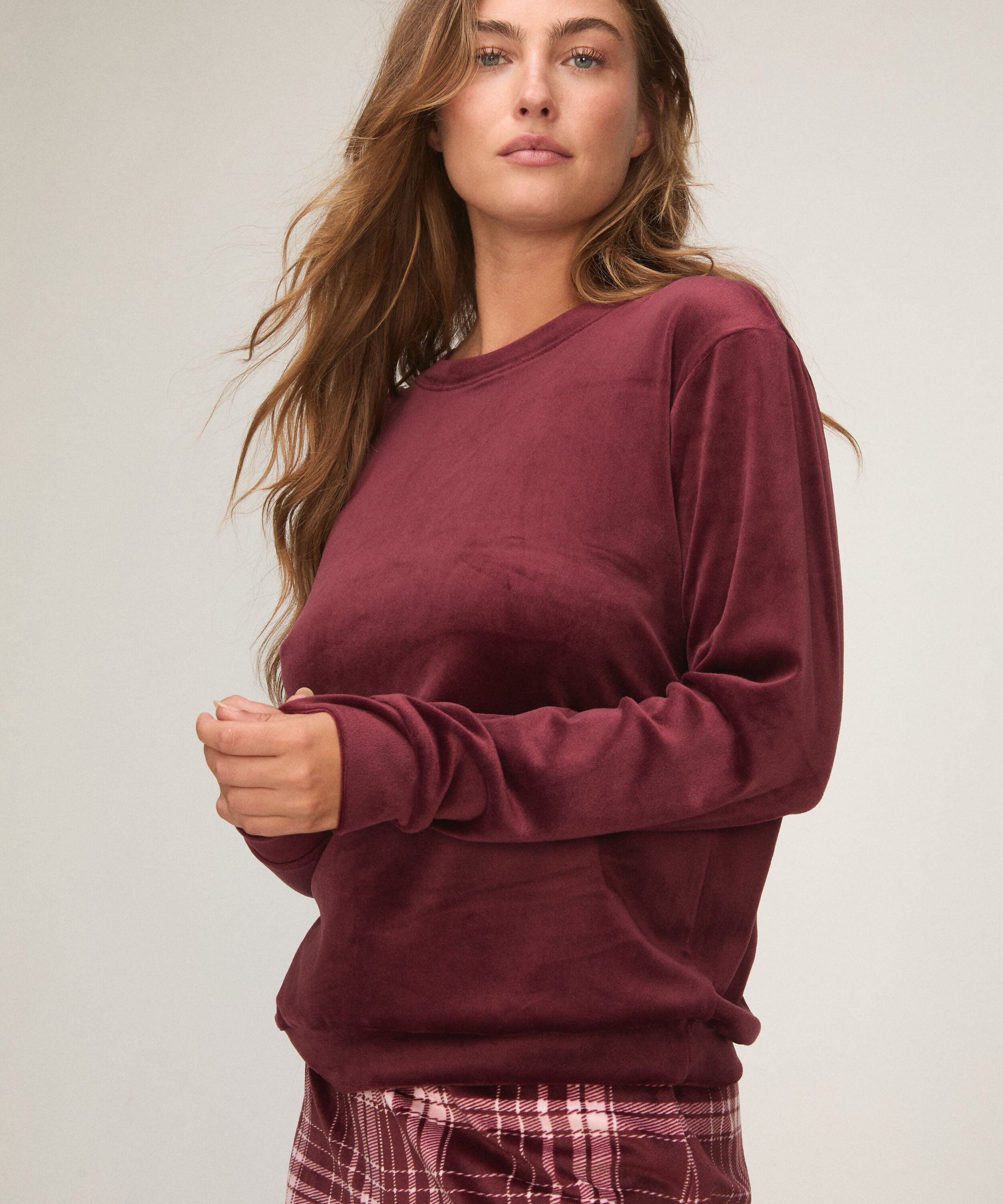 Pyjama Set Velours, Lila Pyjama Set Velours, Lila