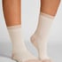 Chaussettes courtes en modal, Blanc