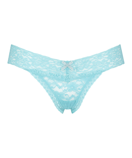 String en V taille extra basse, Bleu