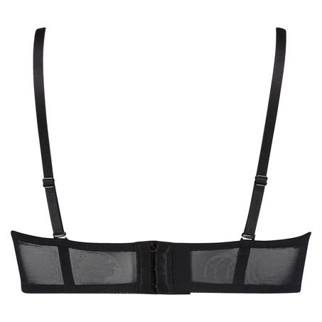 Soutien-gorge à armatures préformé sans bretelles Maya, Noir