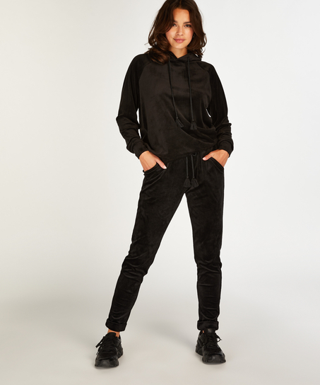 Top Velours, Schwarz