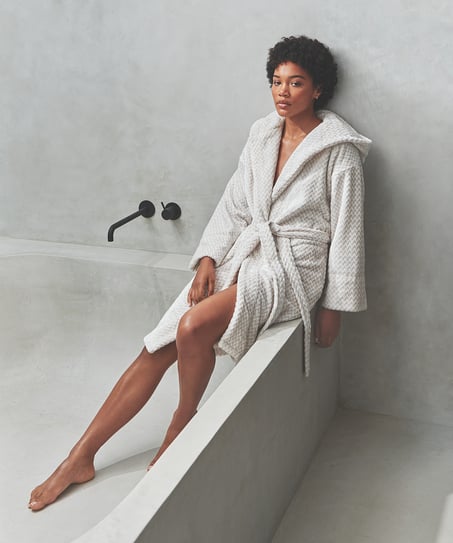 Peignoir Fleece, Beige