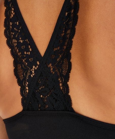Brassière sans coutures Marine, Noir