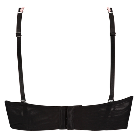 Padded underwired bra Kiara, Noir