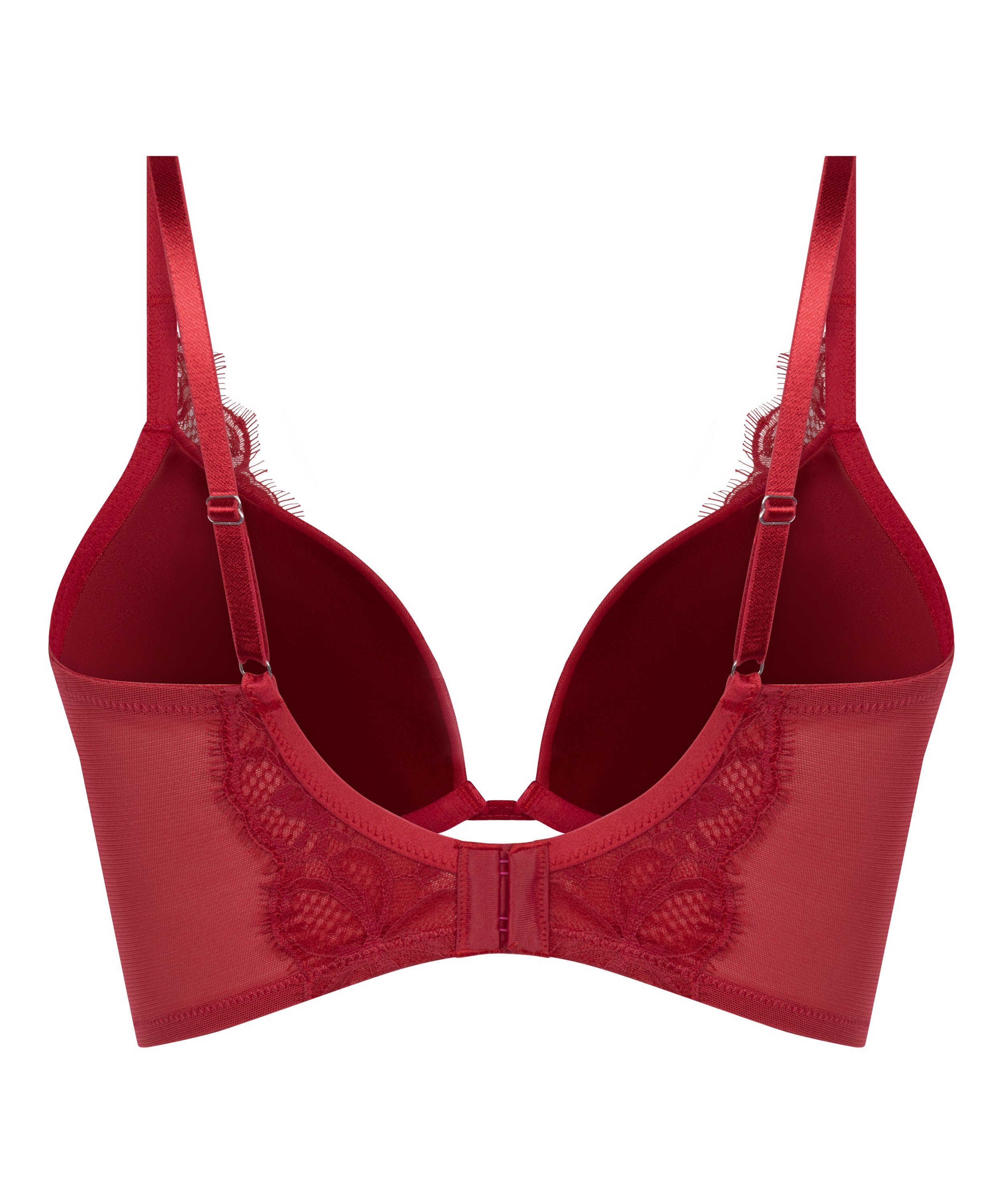 Marianna Push-up-Longline-BH, Rot, main