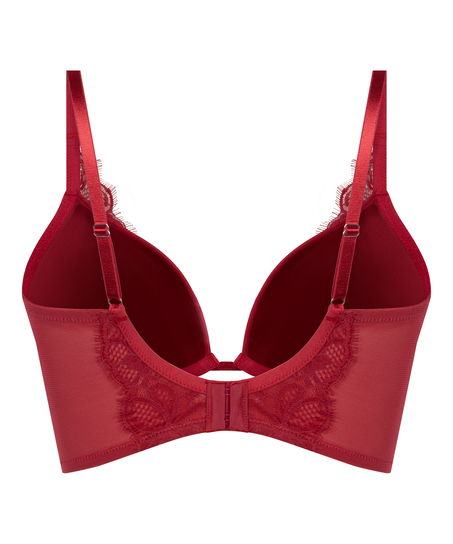 Marianna Push-up-Longline-BH, Rot