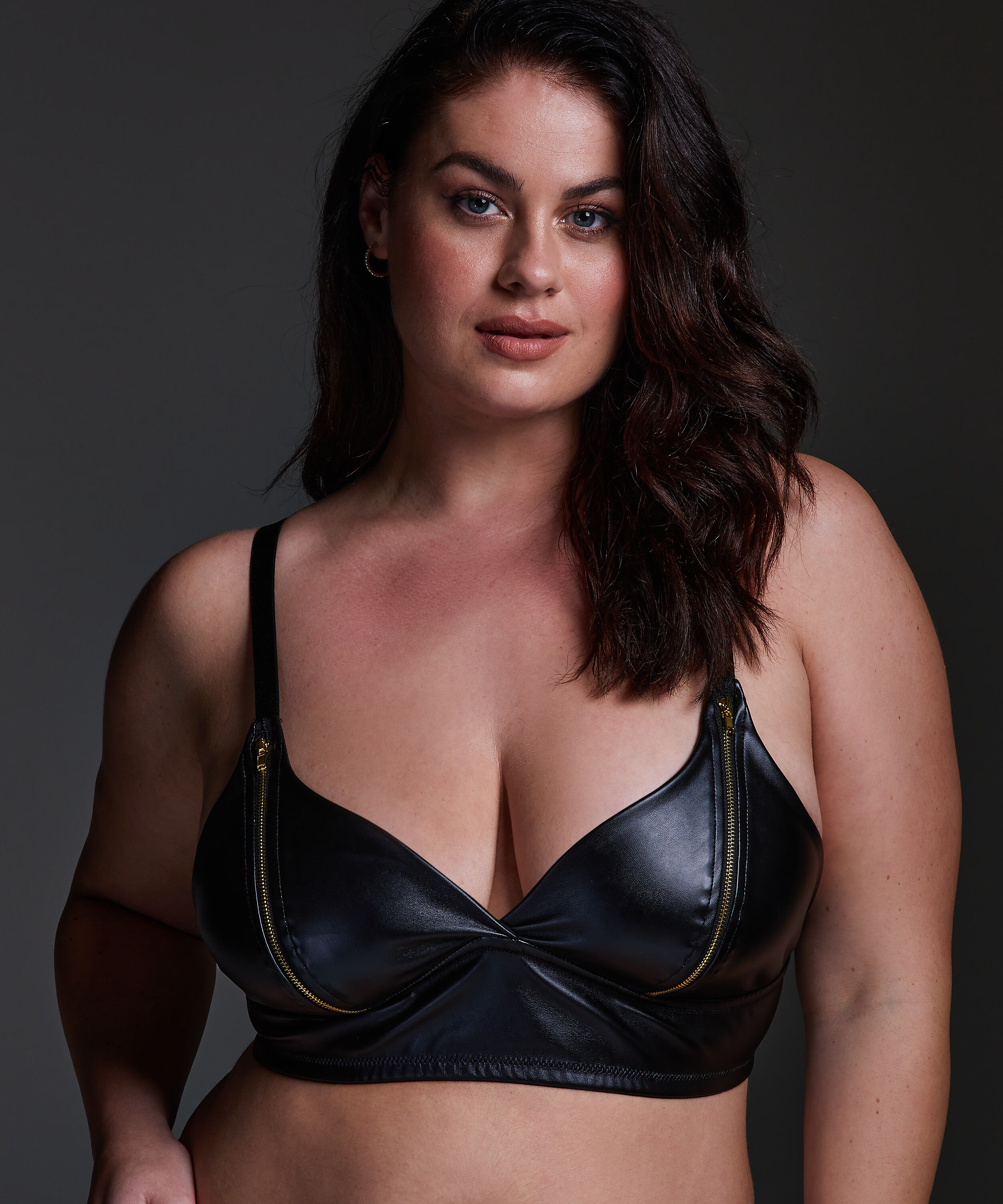 Bralette Matrix Curvy, Schwarz Bralette Matrix Curvy, Schwarz