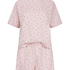 Pyjama Set Cotton Jersey Short, Rose