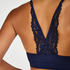 Nahtloser Bralette Rose, Blau
